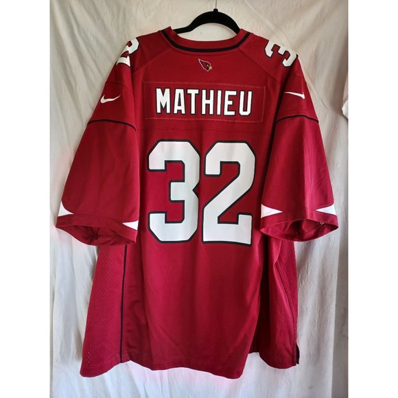 Nike NFL Onfield Cardinals #32 Mathieu Football Jersey Size 4XL Embroidered - Picture 6 of 8